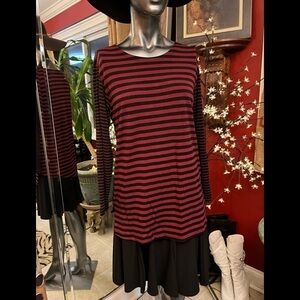 Vintage Carole Little Women’s Acetate Blend Stripe Slimming Sweater Size Small